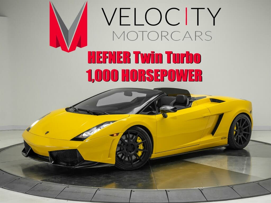 yellow lamborghini gallardo convertible