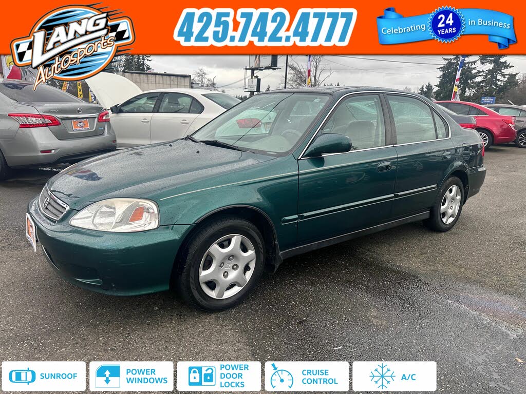 1998 honda civic green