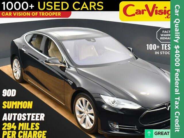 2016 tesla model s shop 90d awd range
