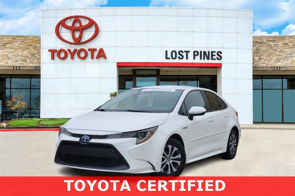 2021 corolla hybrid le discount