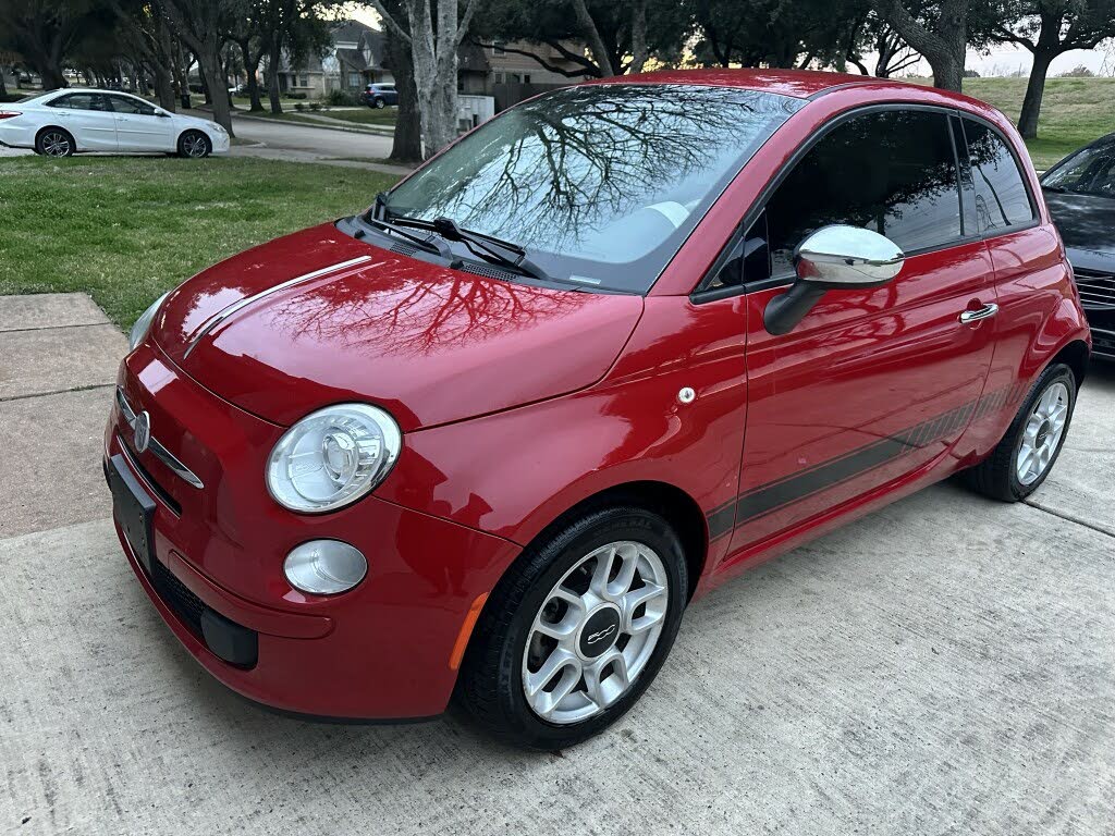 Fiat 500 1.2 Club 2015 49572 km Blanc Boite Manuelle Toit Bluetooth