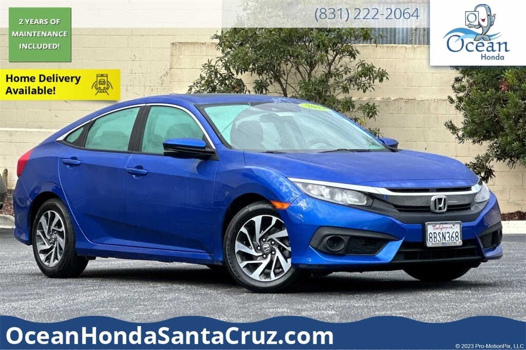 Used 2018 Honda Civic for Sale in Santa Cruz CA with Photos