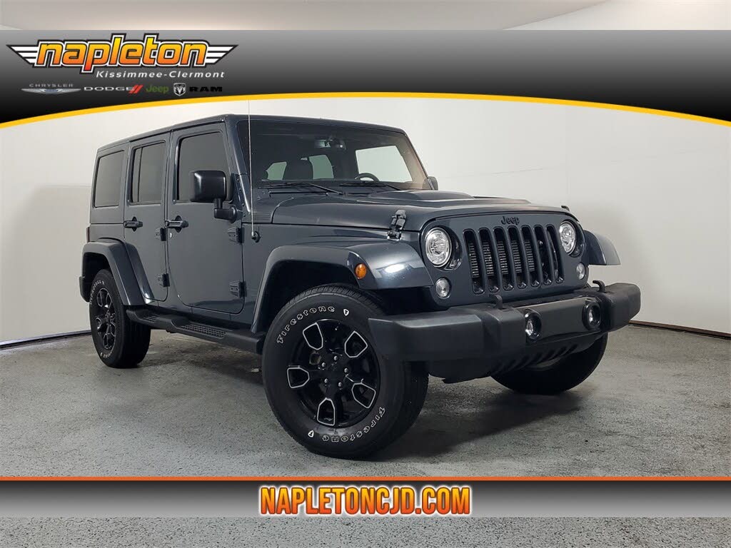 2018 Granite Crystal Metallic Clearcoat Jeep Wrangler JK Unlimited