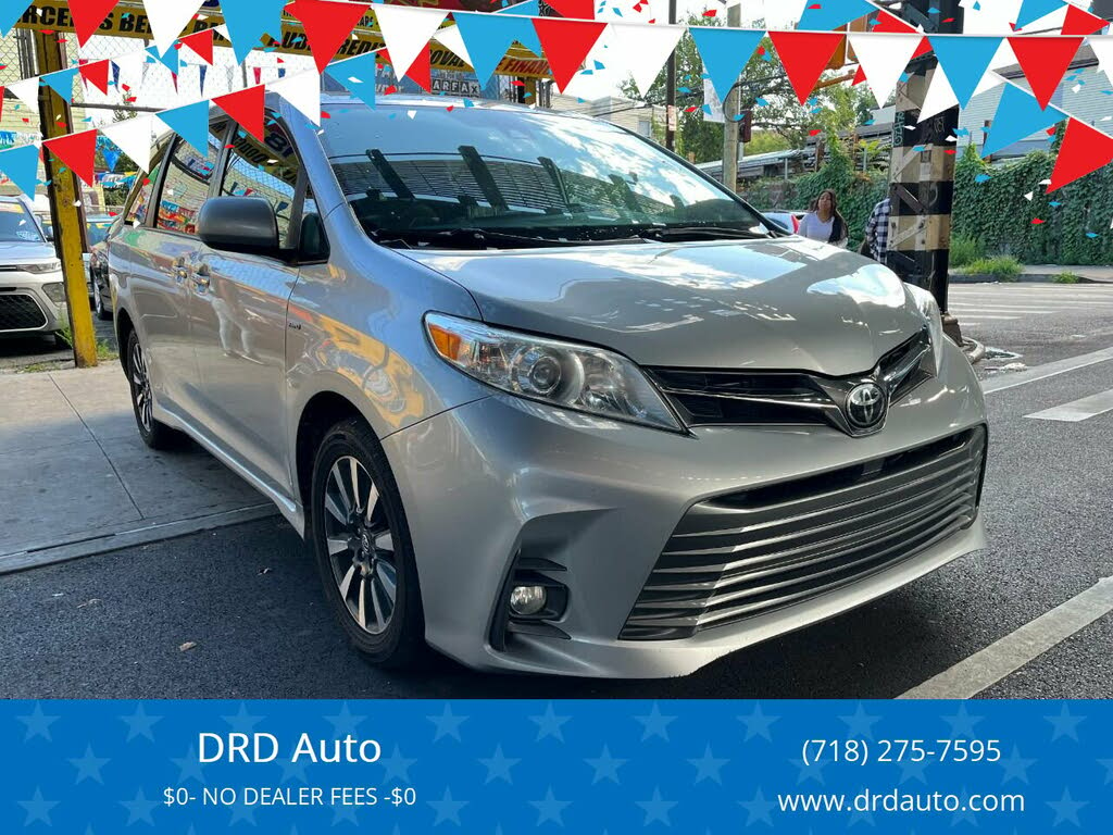 2020 toyota sienna xle best sale premium awd passenger van