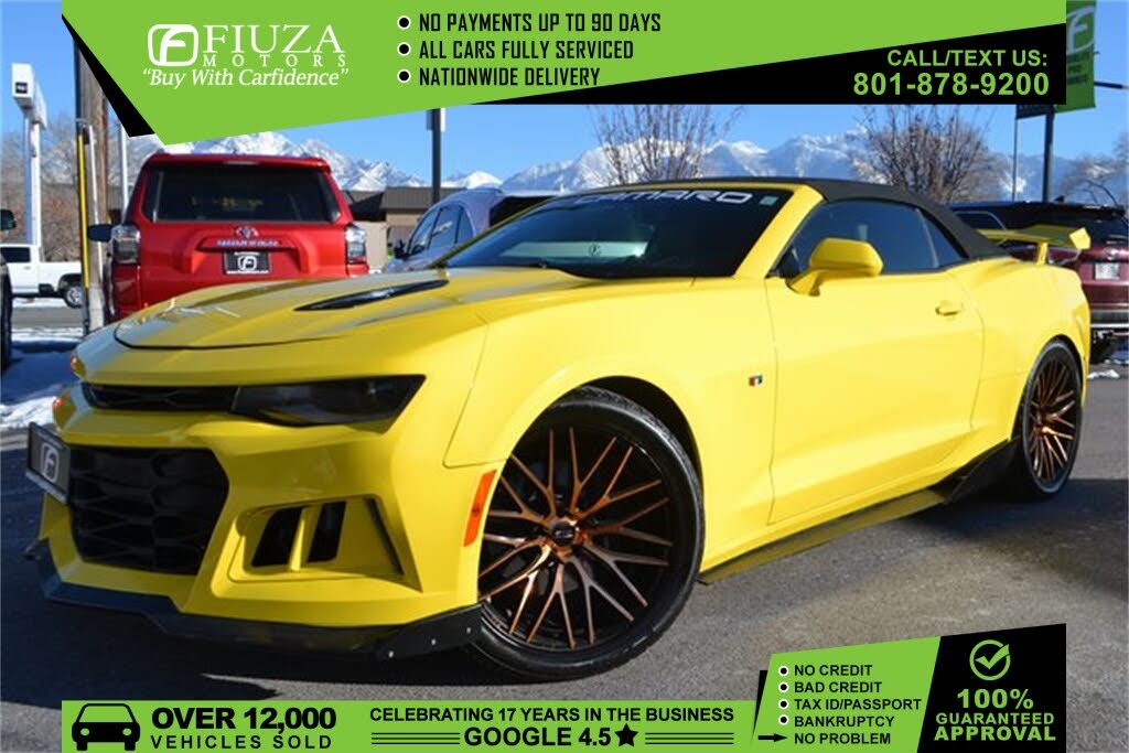 2024 Chevrolet Camaro ZL1 Convertible In Nitro Yellow