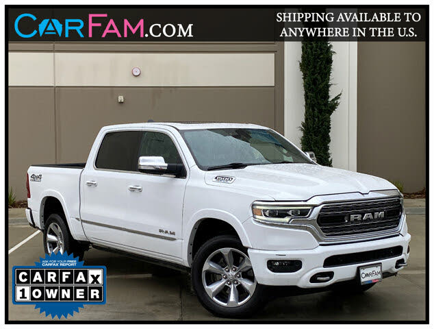 2019 ram limited white top