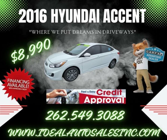 2016 Hyundai Accent SE Sedan FWD