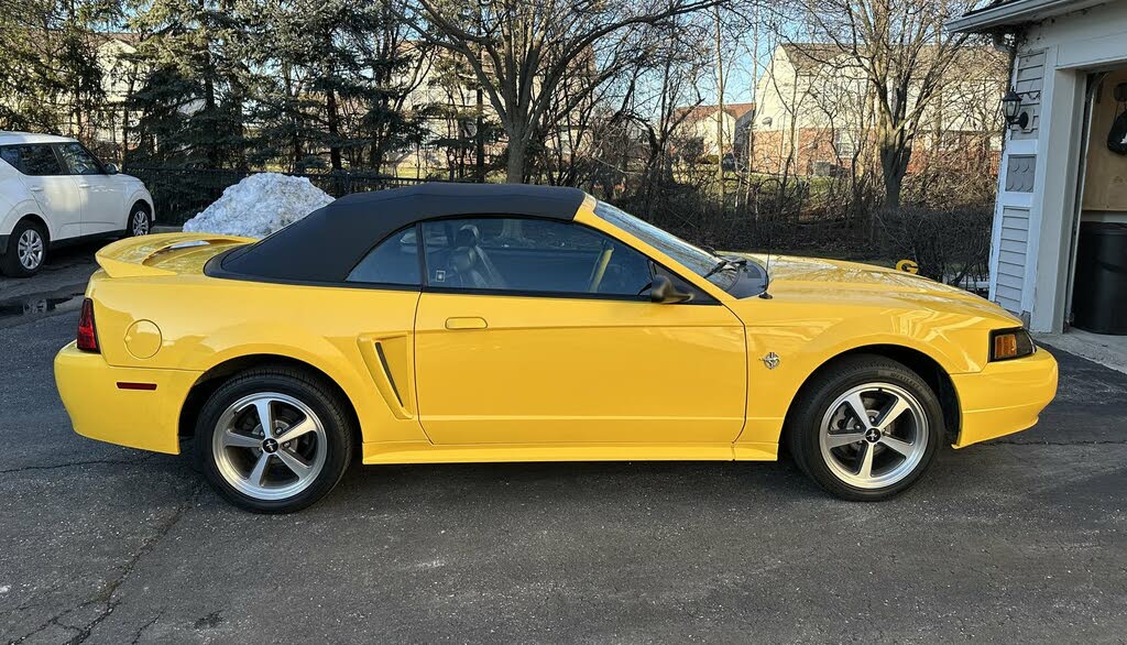 2000 mustang gt convertible cheap yellow