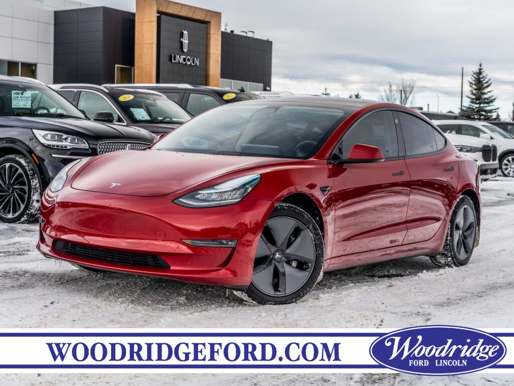 Used red tesla on sale model 3