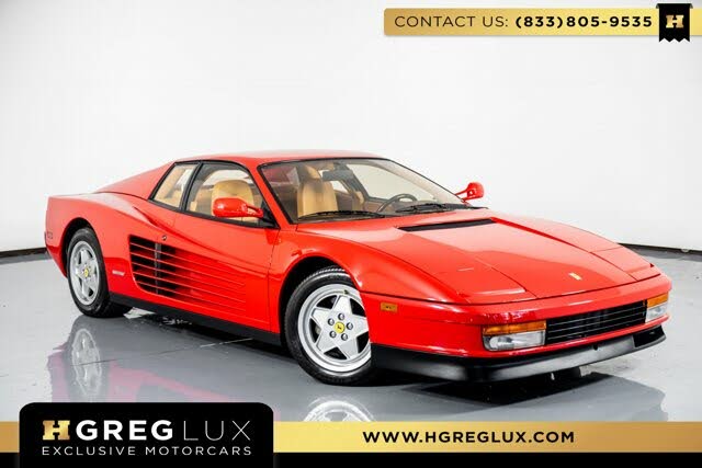 ferrari testarossa rouge