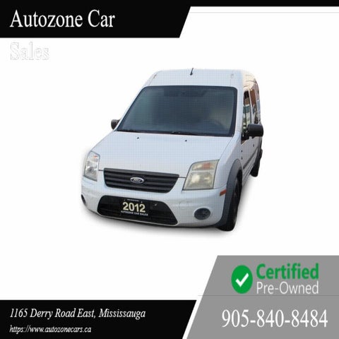 Ford Transit Connect Cargo XLT FWD with Side and Rear Glass 2012