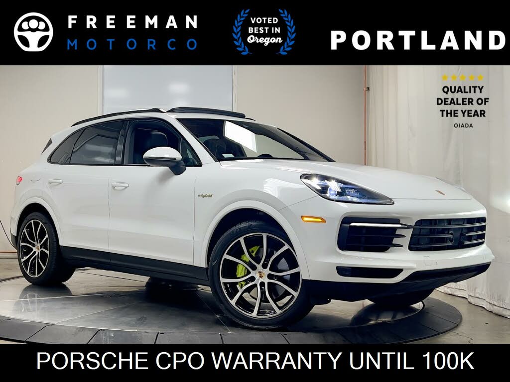 Used 2019 Porsche Cayenne E-Hybrid Biscay Blue Metallic for Sale in  Hillside, NJ