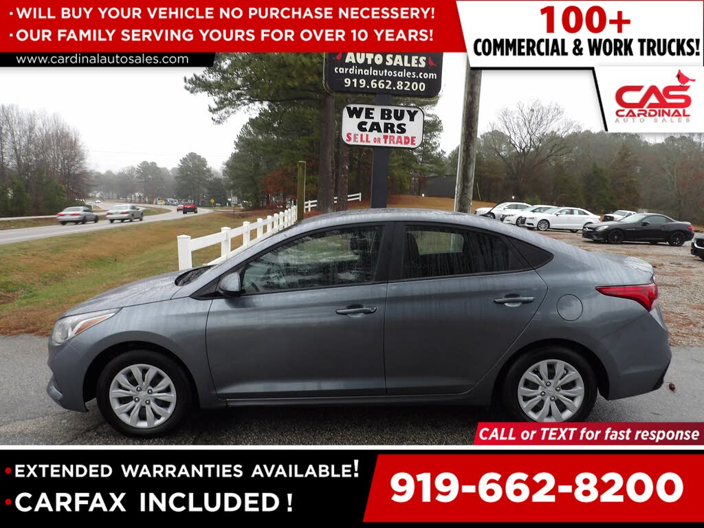 New 2018 hyundai discount accent for sale