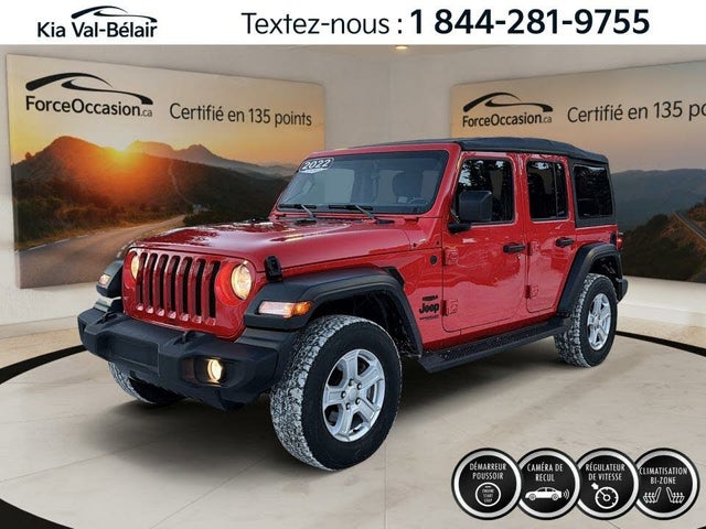 2022 Jeep Wrangler Unlimited Sport S 4WD