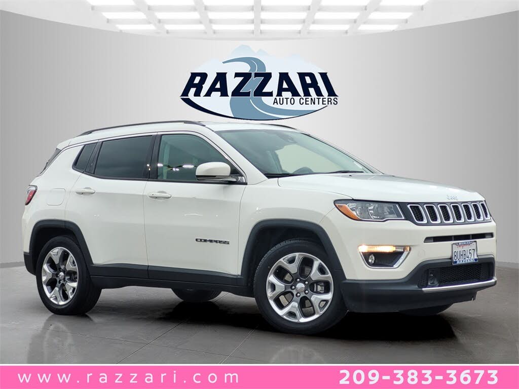 Jeep compass limited discount white with black roof