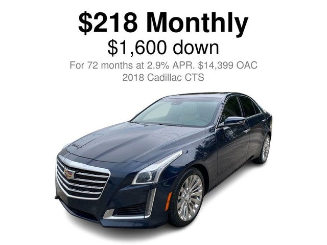 2018 Cadillac CTS 3.6L Luxury RWD