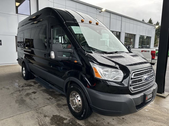 2015 Ford Transit Passenger 350 HD XLT Extended High Roof LWB DRW RWD with Sliding Passenger-Side Door