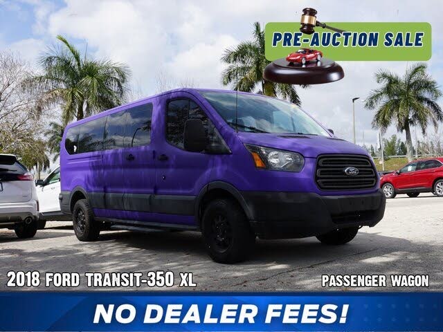2018 Ford Transit Passenger 350 XL Low Roof LWB RWD with 60/40 Passenger-Side Doors