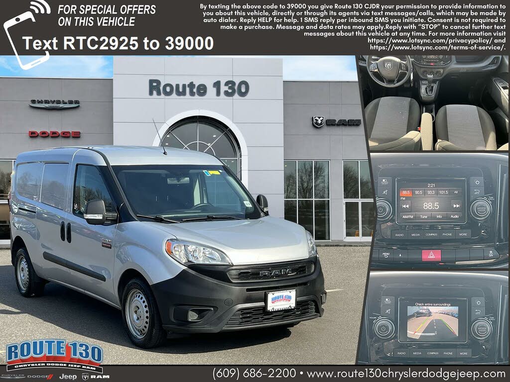 Dodge promaster deals city used