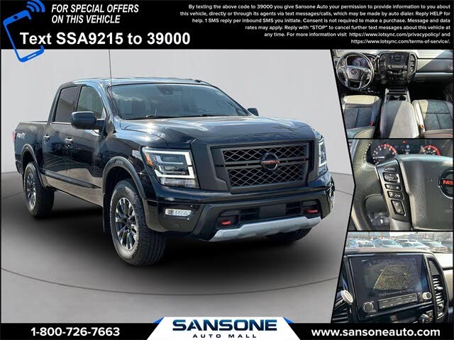 Used nissan titan hot sale pro 4x for sale