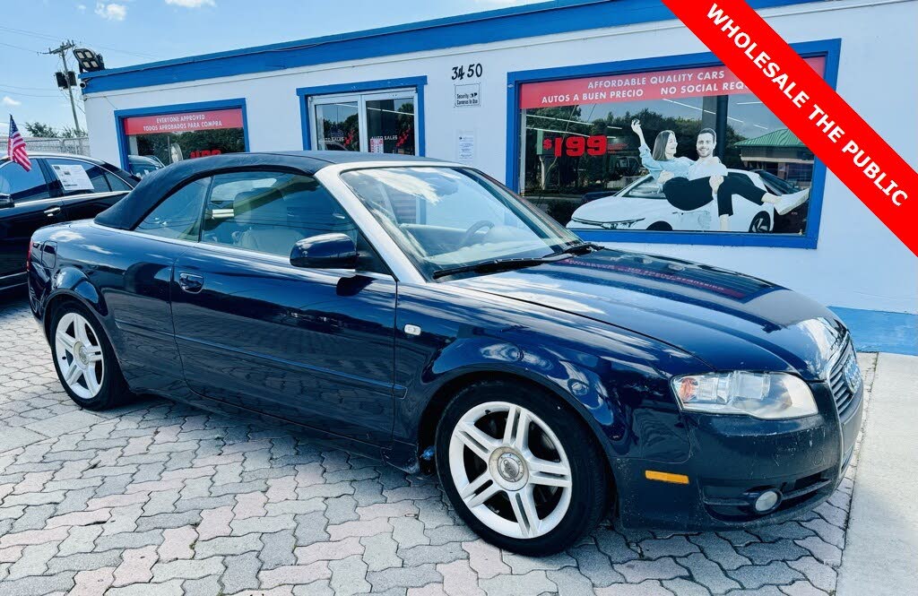 Used 2008 Audi A4 2.0T FrontTrak Cabriolet FWD for Sale (with 