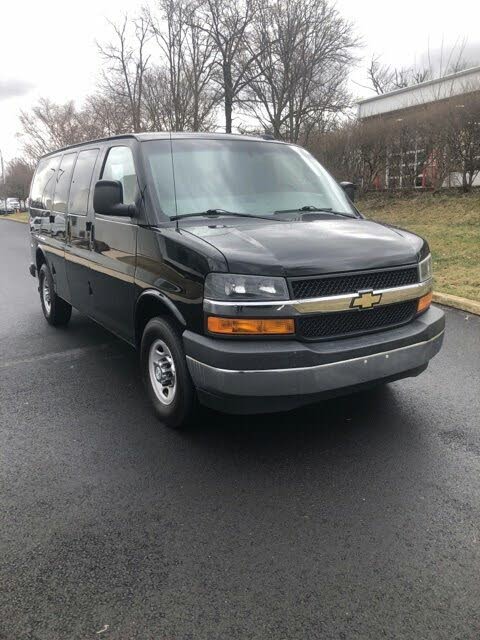 Black chevy cargo clearance van for sale