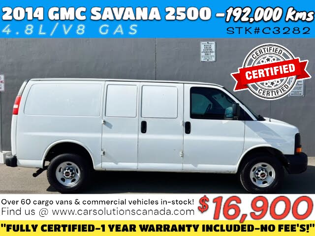2014 GMC Savana Cargo 2500 RWD
