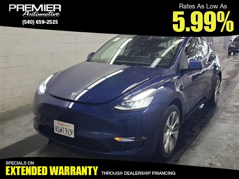 Tesla model deals y buy used