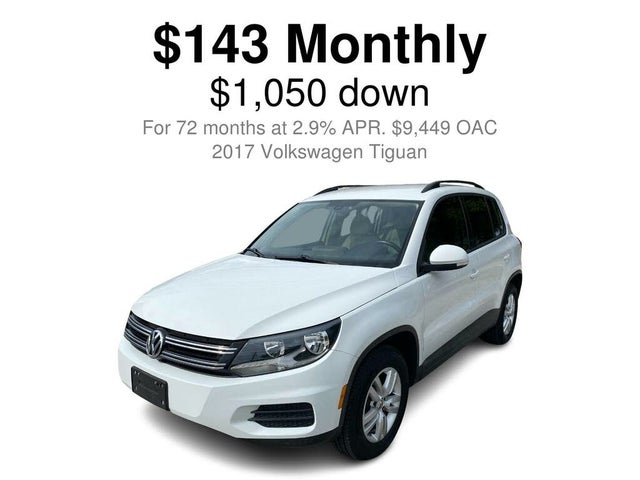 2017 Volkswagen Tiguan S 4Motion AWD