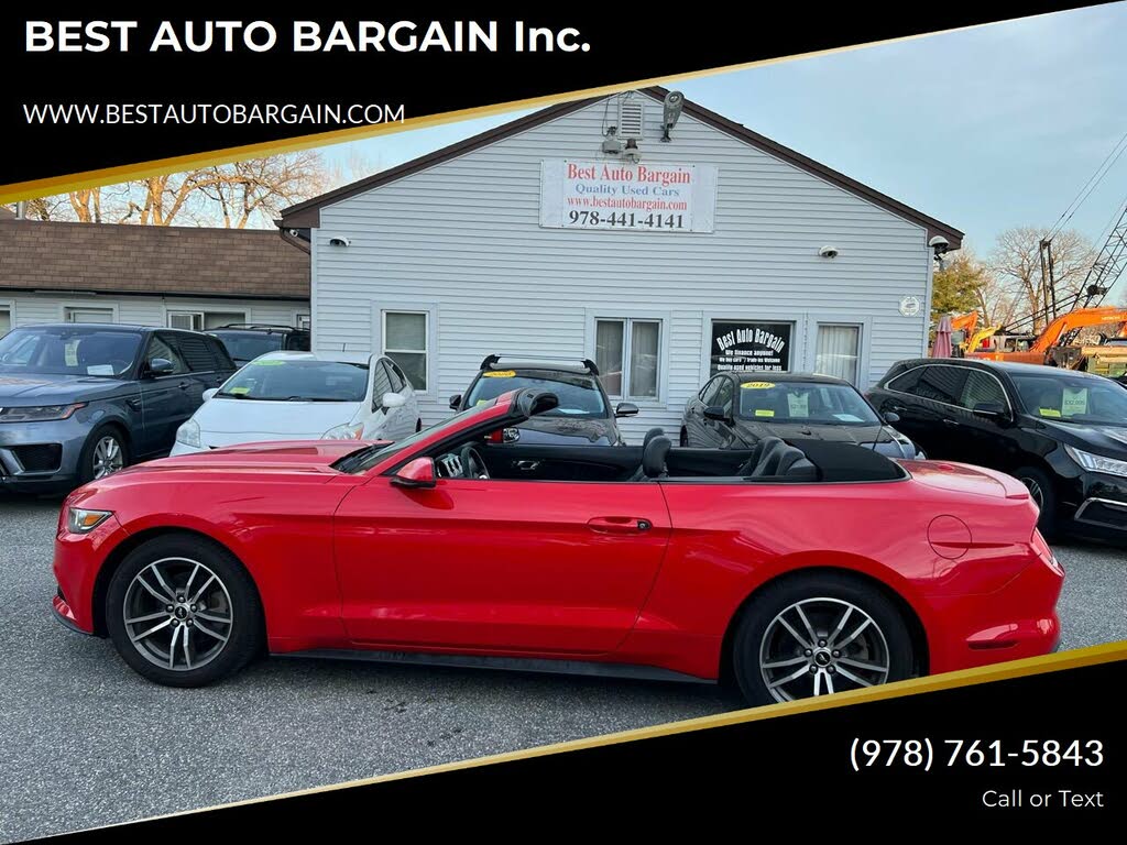 2016 Ford Mustang EcoBoost Premium Convertible RWD