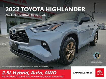 Toyota Highlander Hybrid Bronze Edition AWD 2022