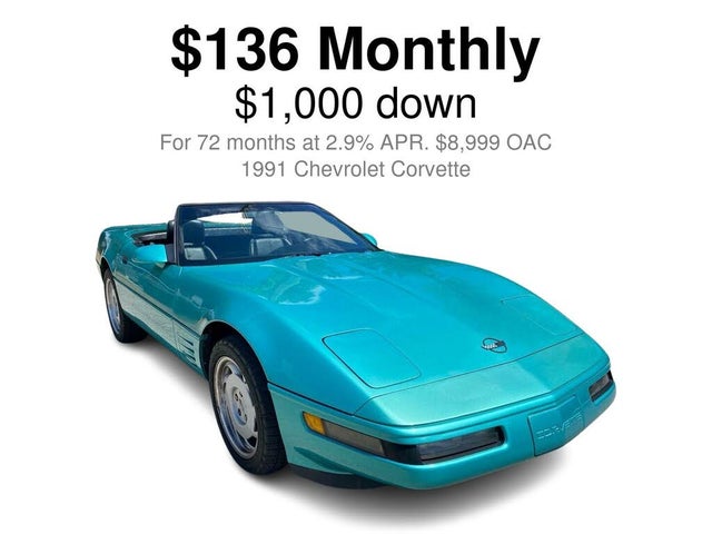1991 Chevrolet Corvette Convertible RWD