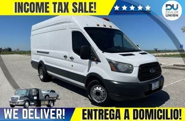 2017 Ford Transit Cargo 350 HD 4dr LWB High Roof DRW Extended Cargo Van with Dual Sliding Side Doors and 9950 Lb. GVWR