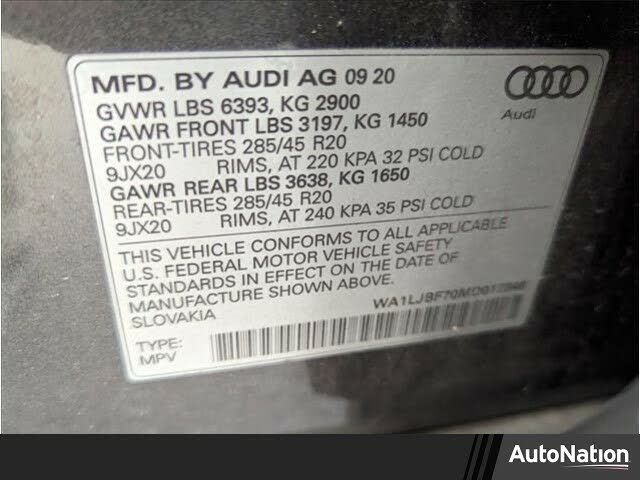 2021 Audi Q7 quattro Premium Plus 45 TFSI AWD