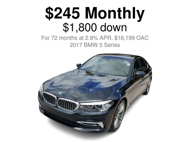 2017 BMW 5 Series 530i Sedan RWD