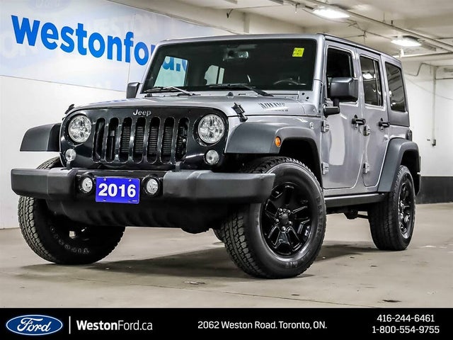 Jeep Wrangler Unlimited Willys Wheeler 4WD 2016