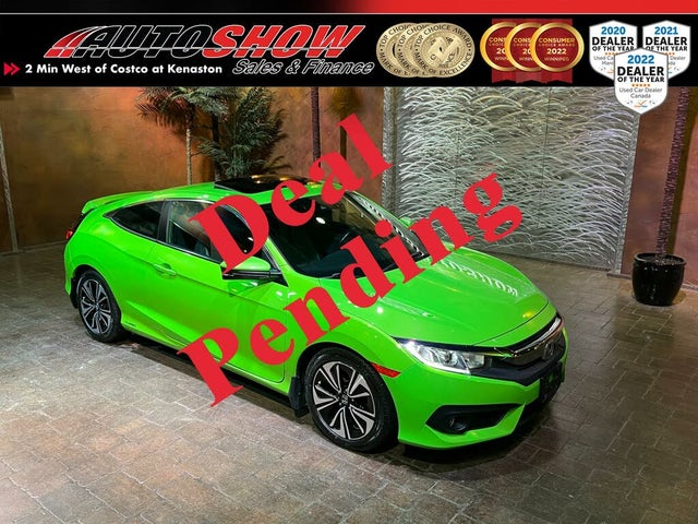 2017 Honda Civic Coupe EX-T with Honda Sensing
