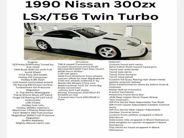 1990 Nissan 300ZX 2 Dr GS Hatchback