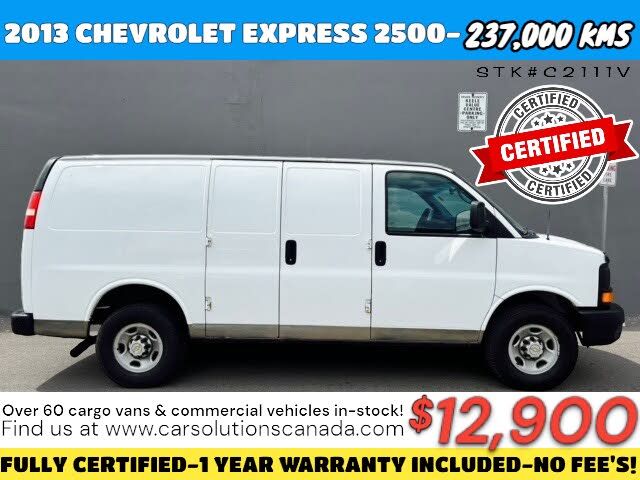 2013 Chevrolet Express Cargo 2500 RWD