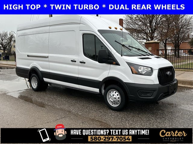 2022 Ford Transit Cargo 350 HD 10360 GVWR High Roof Extended LB DRW RWD