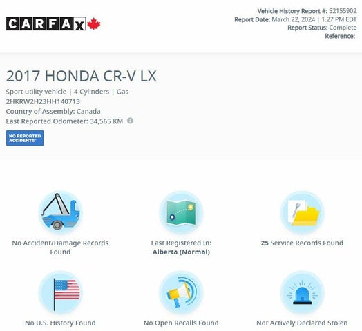 2017 Honda CR-V LX AWD