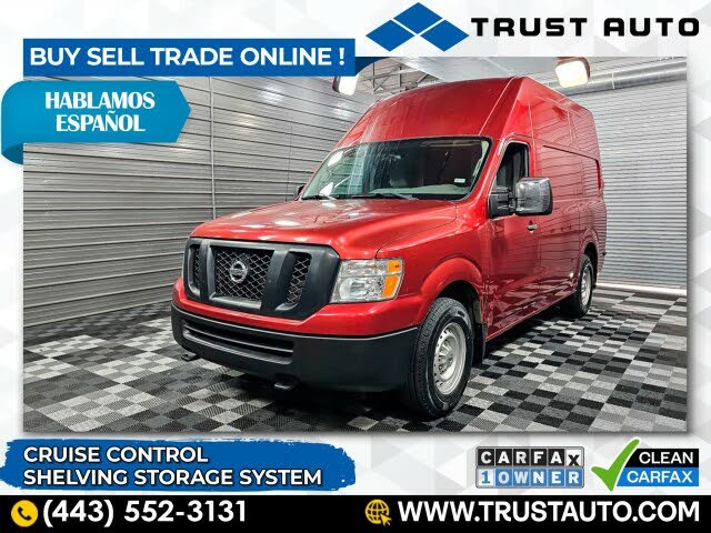 2016 Nissan NV Cargo 3500 HD S with High Roof