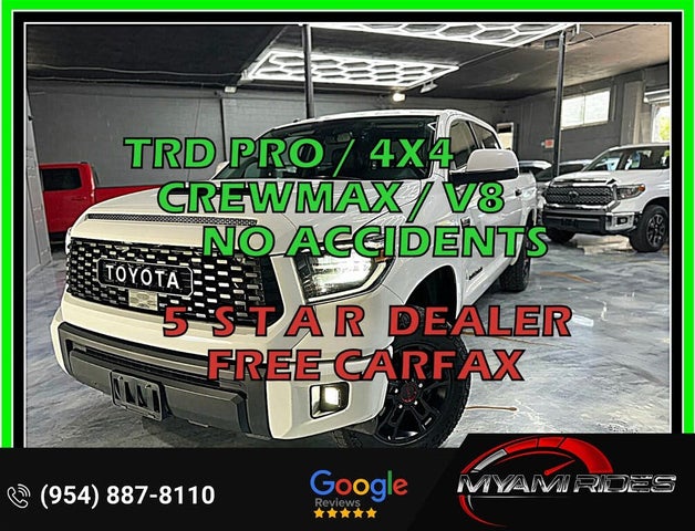 2019 Toyota Tundra TRD Pro CrewMax 5.7L 4WD