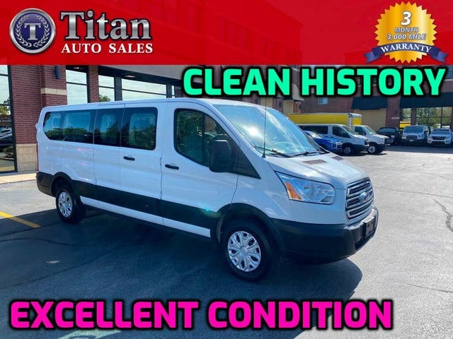 2019 Ford Transit Passenger 350 XLT Low Roof LWB RWD with 60/40 Passenger-Side Doors
