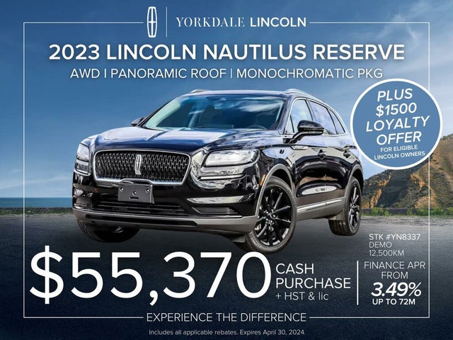 Lincoln Nautilus Reserve AWD 2023