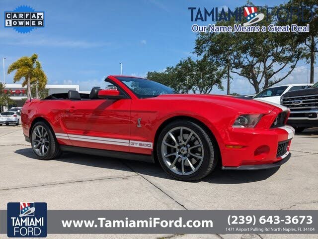 2012 Ford Mustang Shelby GT500 Convertible RWD