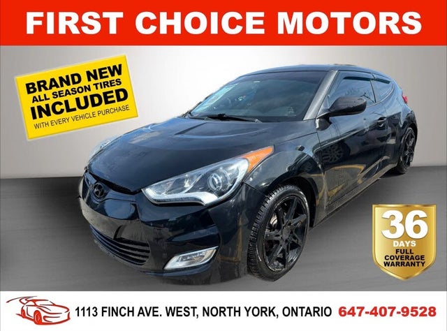 Hyundai Veloster FWD with Black Seats 2016