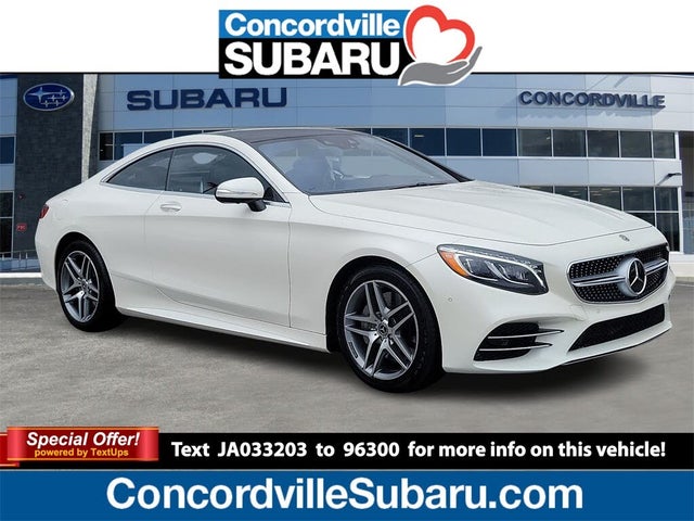 2018 Mercedes-Benz S-Class Coupe S 560 4MATIC