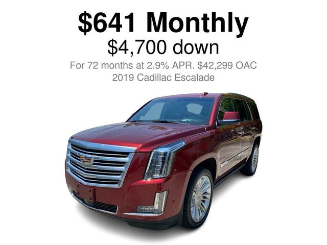2019 Cadillac Escalade Platinum RWD