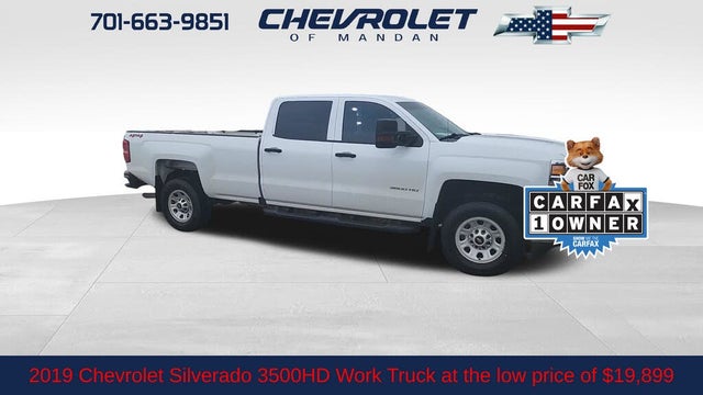 2019 Chevrolet Silverado 3500HD Work Truck Crew Cab 4WD